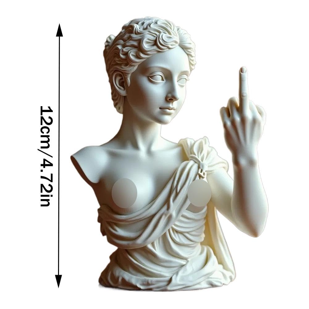 Venus mit Haltung Statue – Unverblümter Mittelfinger