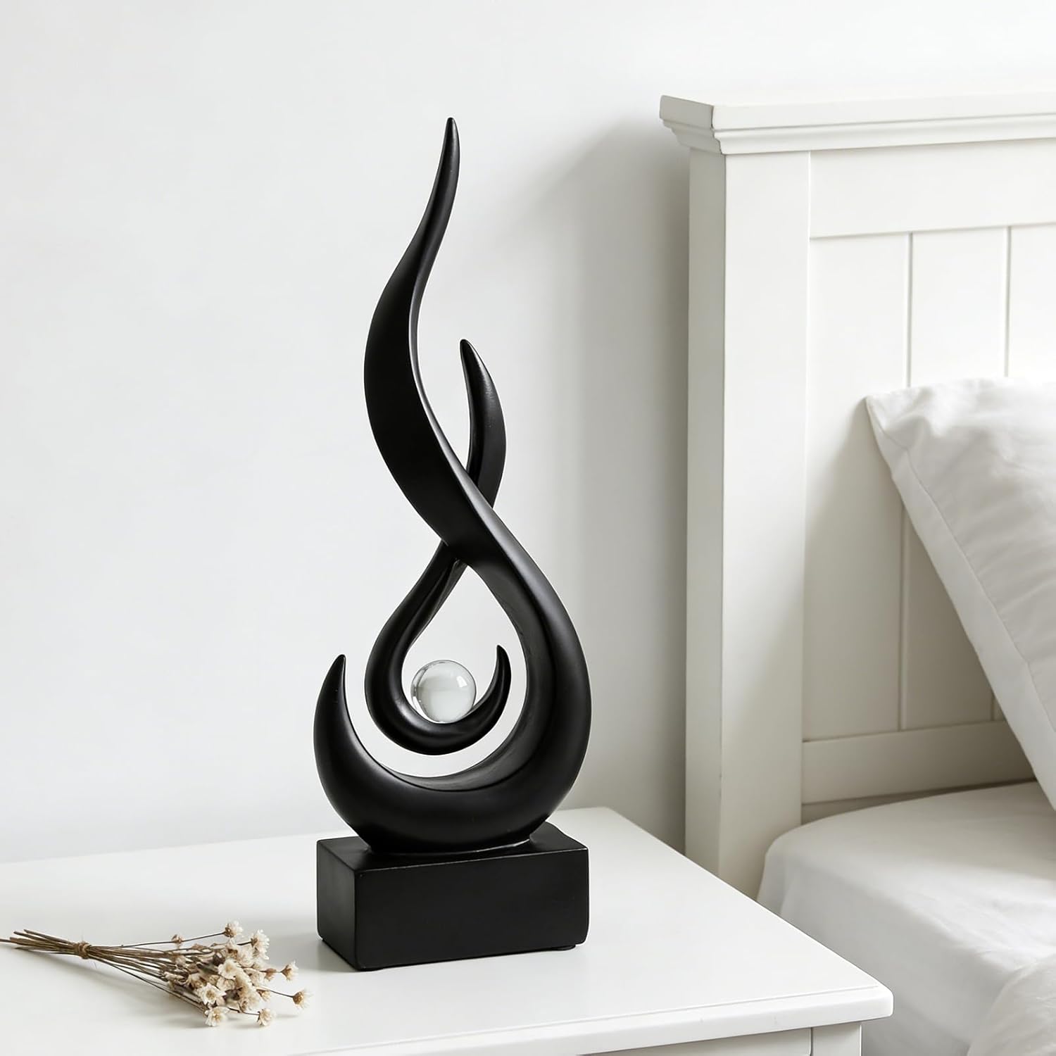 Flamme Skulptur Dekor für Wohnzimmer: