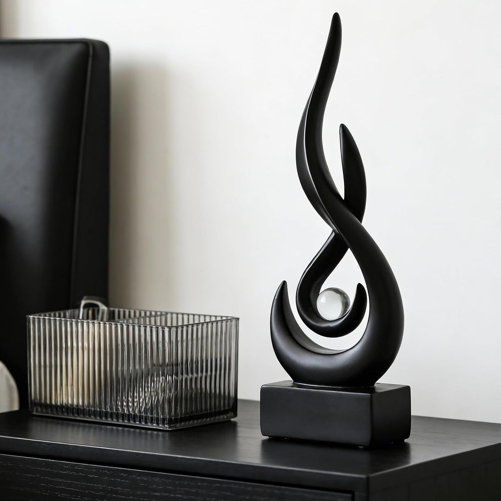 Flamme Skulptur Dekor für Wohnzimmer: