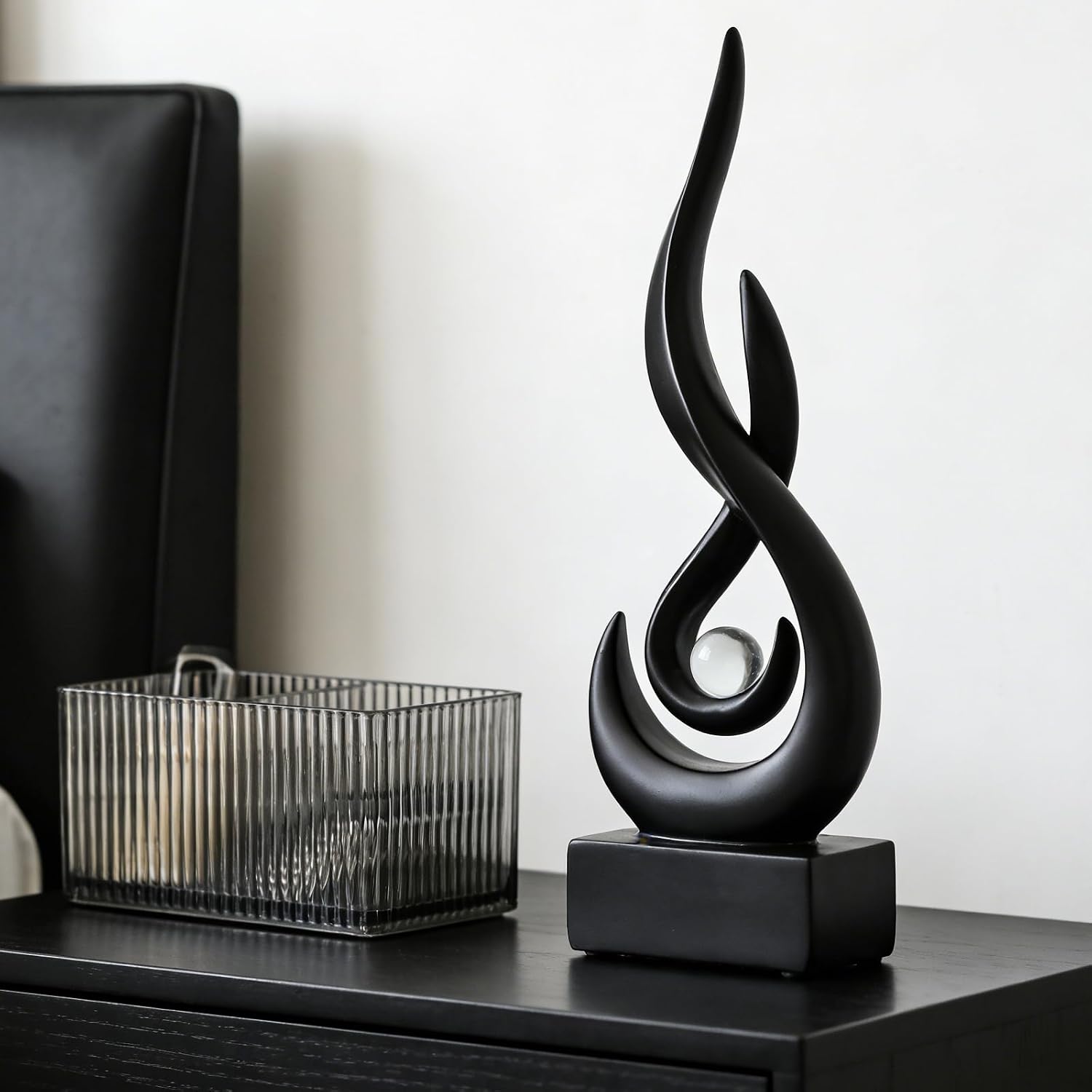 Flamme Skulptur Dekor für Wohnzimmer: