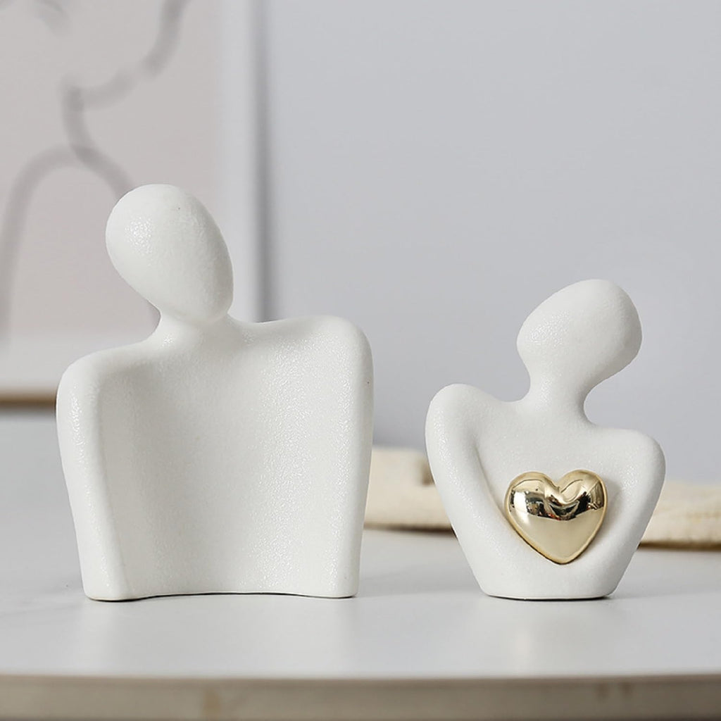 Romantische Paar Statue, Abstrakte Skulptur