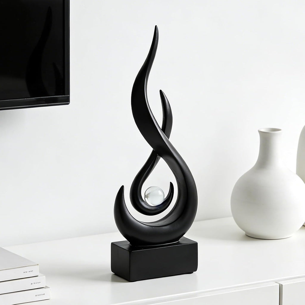 Flamme Skulptur Dekor für Wohnzimmer: