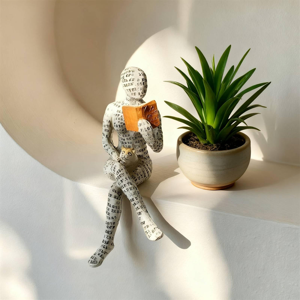 Romantische Paar Statue, Abstrakte Skulptur