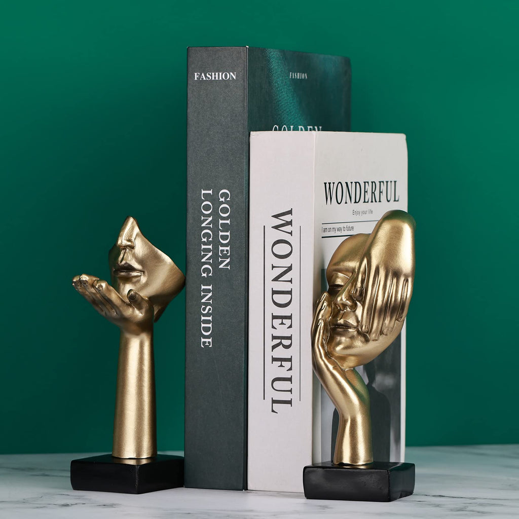 Schwarze Heimdekoration Akzentkunst Frau Gesicht Statue Sammlerstück