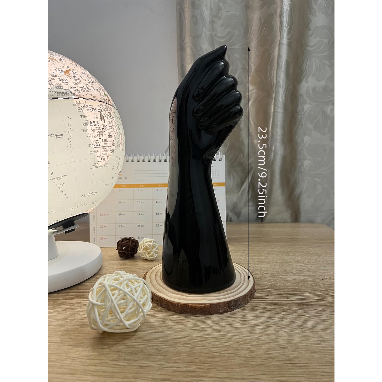 Moderne Dekorative Keramik-Körpervase, 23,5 cm Höhe, Handgeformt