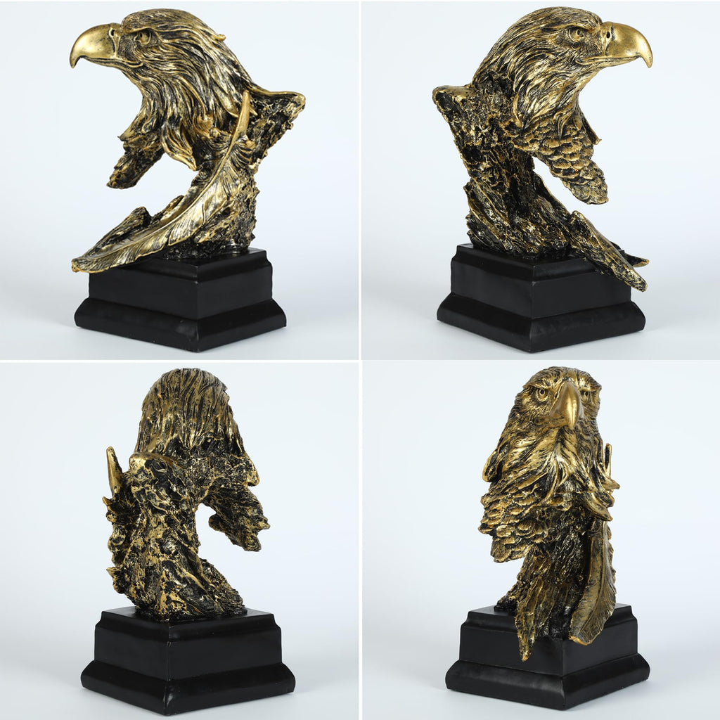 H&W Löwe Statue,Gold Skulpturen,Sandstein Harz
