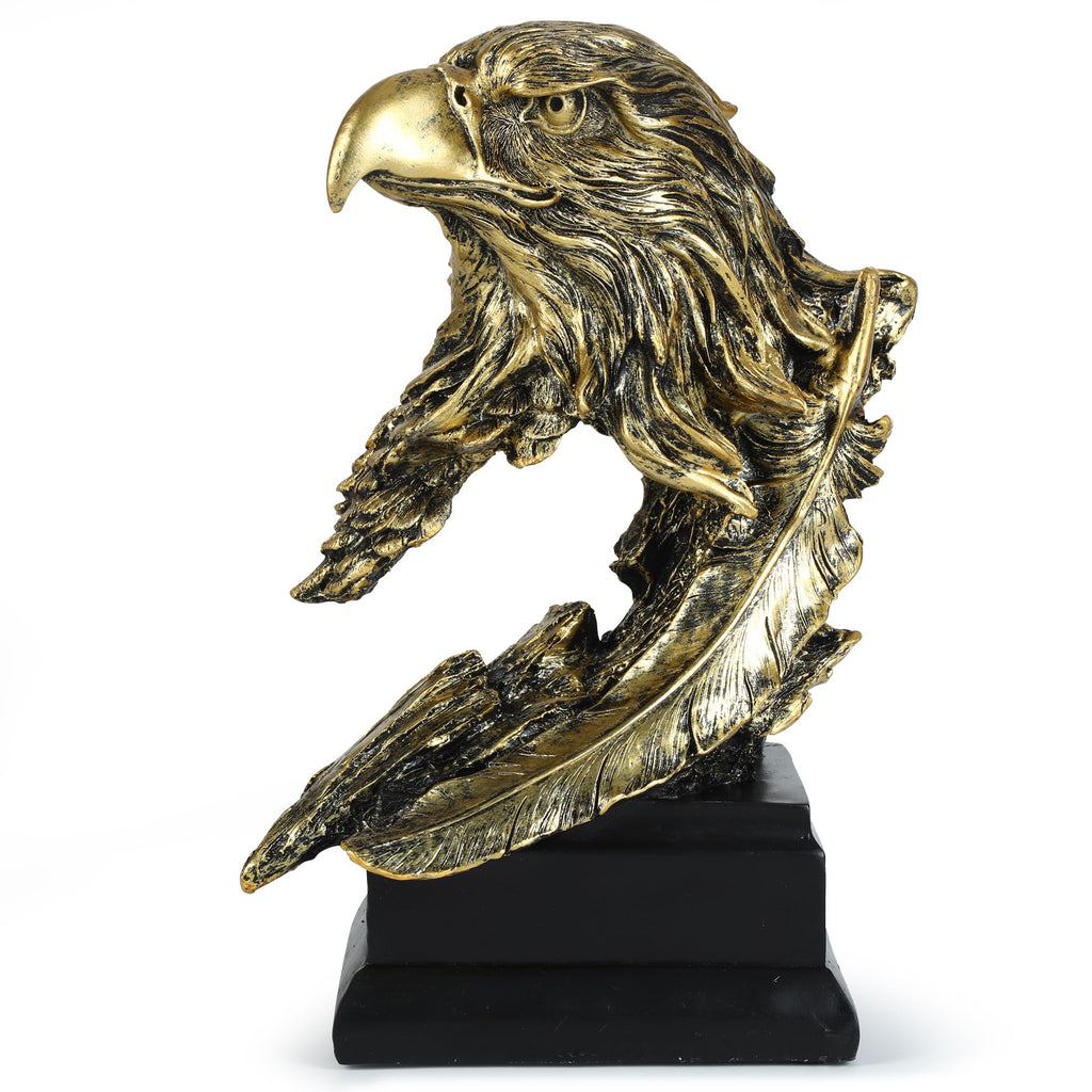H&W Löwe Statue,Gold Skulpturen,Sandstein Harz