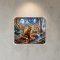 Fuchs in Traumlandschaft – Quadrat korrekt