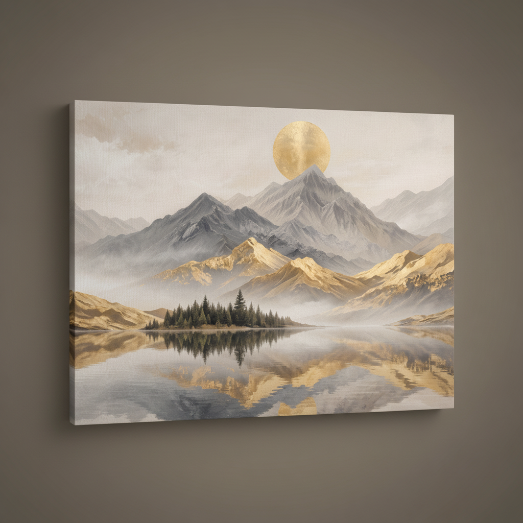 Wandbild Asiatische Berge – Studio 1