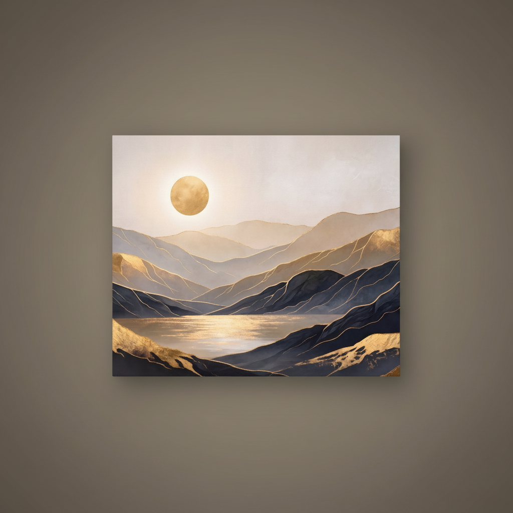 Wandbild Asiatische Berge – Studio 3