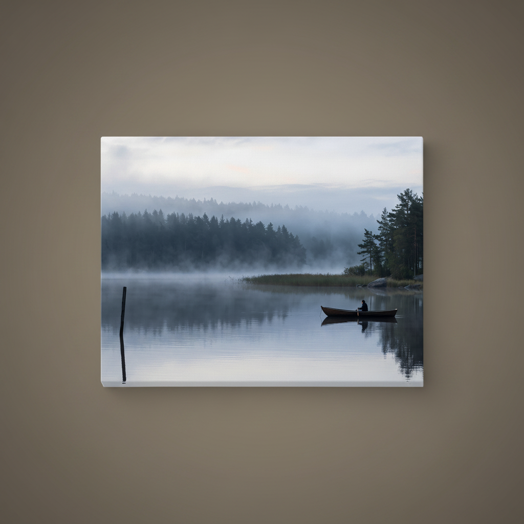 Wandbild See im Nebel – Studio 2